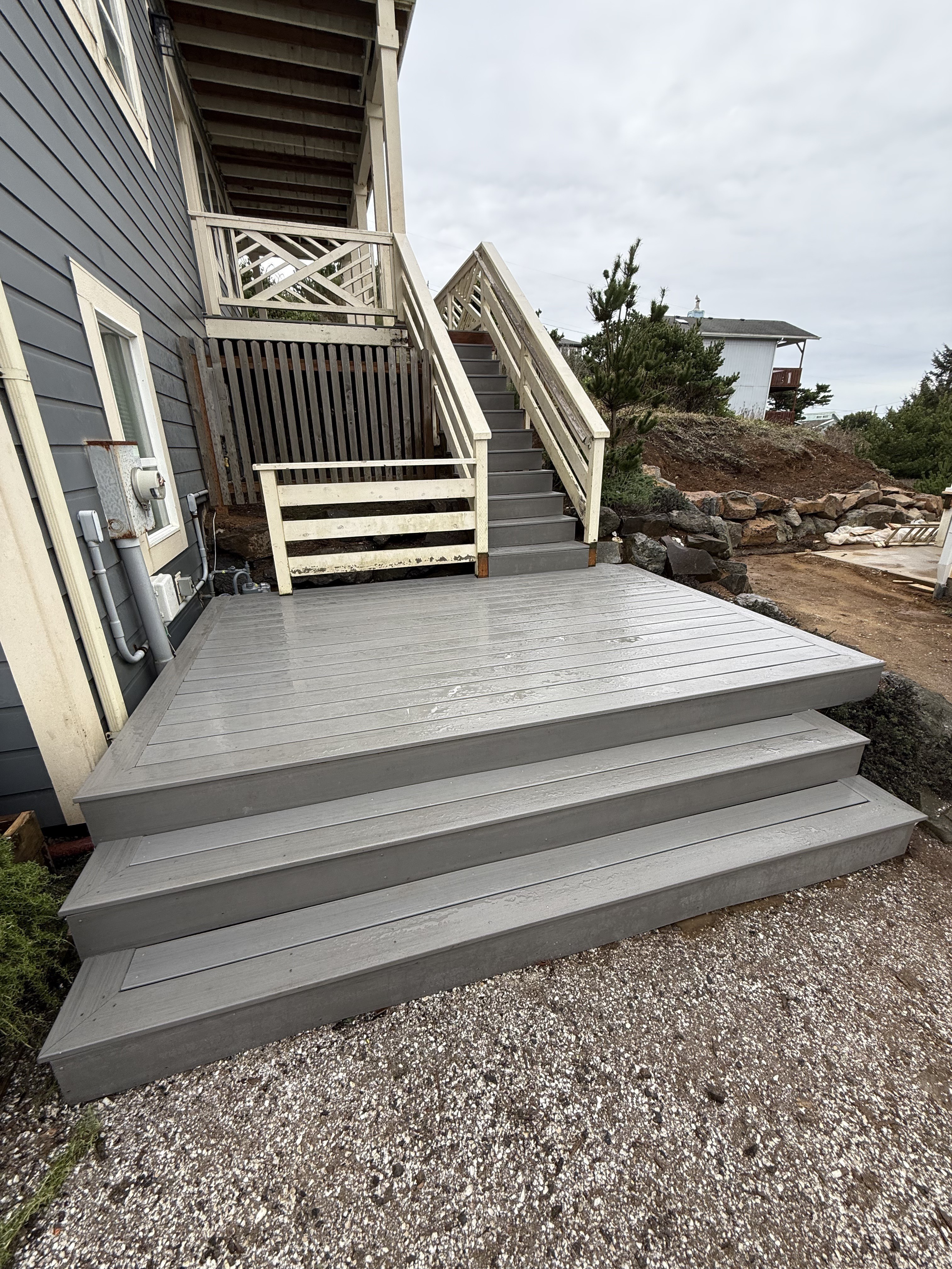 Gray Composite Steps