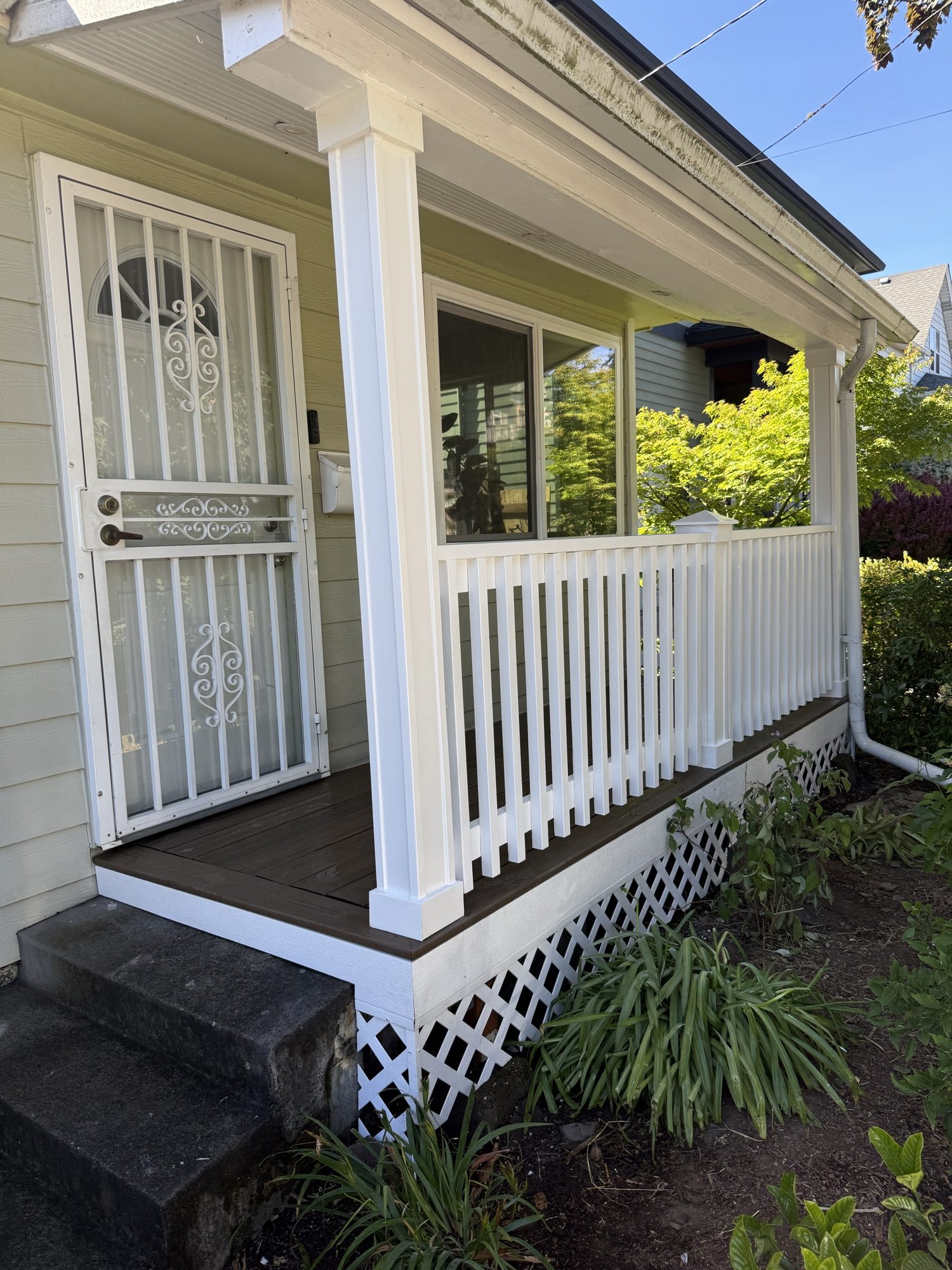 Craftsman front porch build