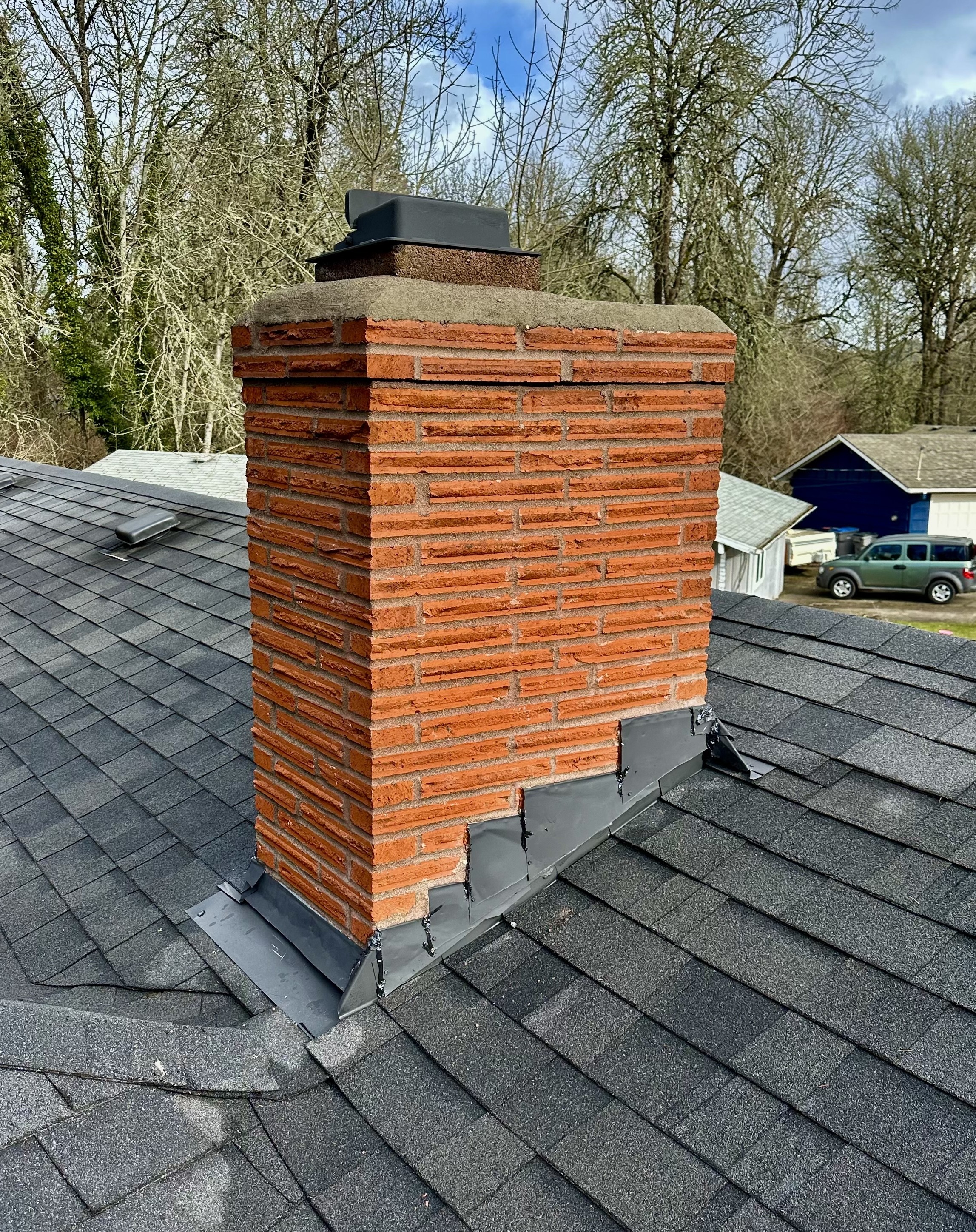 Tall Brick Chimney